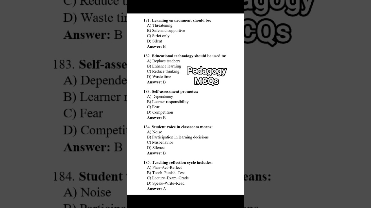 Important Pedagogy mcqs questions for SST PST TT CT TGT #spsc #education #fpsc #ppscpapers