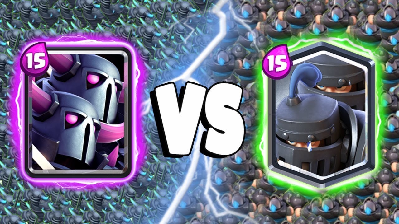 2 PEKKA VS 2 MEGA KNIGHT - Clash Royale Battle