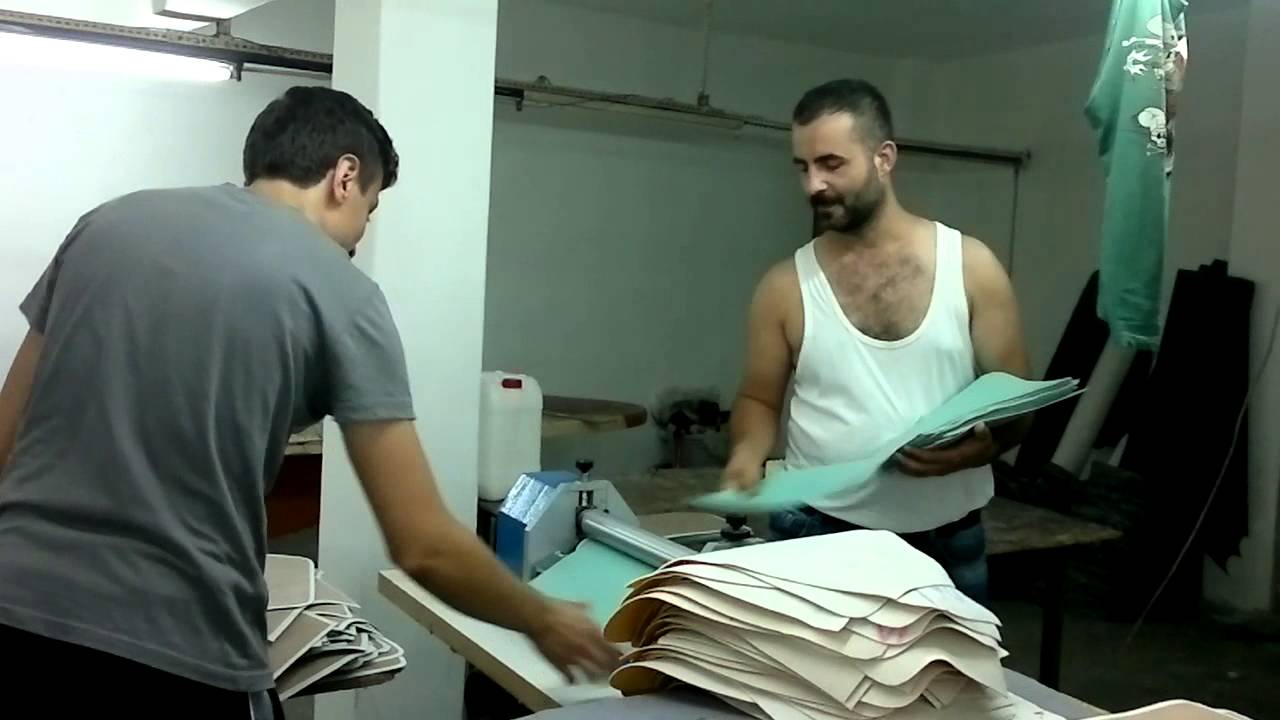 lateks makinasında sürme yaparken