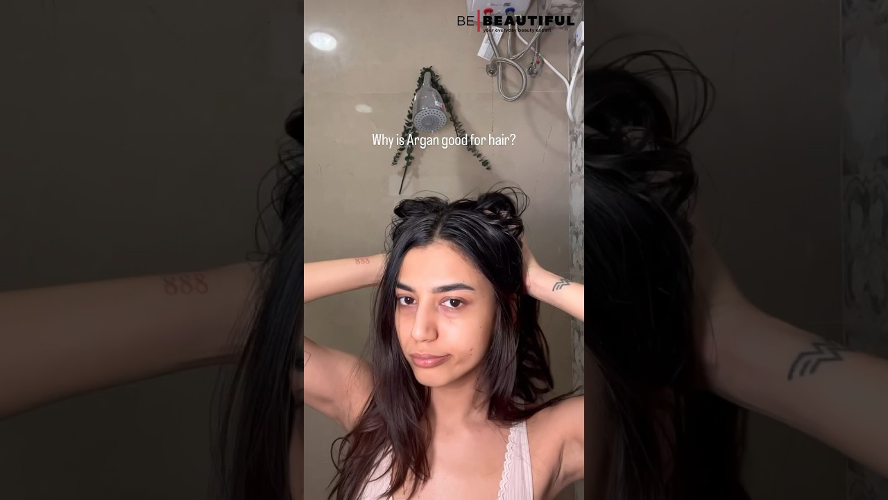 Why Is Argan Oil Good For Hair?🫧👍🏼 | Secrets Behind Smooth & Silky Hair☀️💓 |Be Beautiful #Shorts