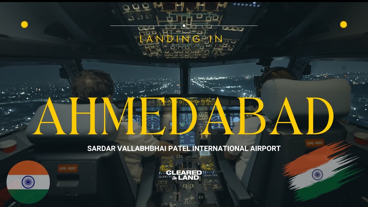 AHMEDABAD | LANDING AIRBUS A320 4K
