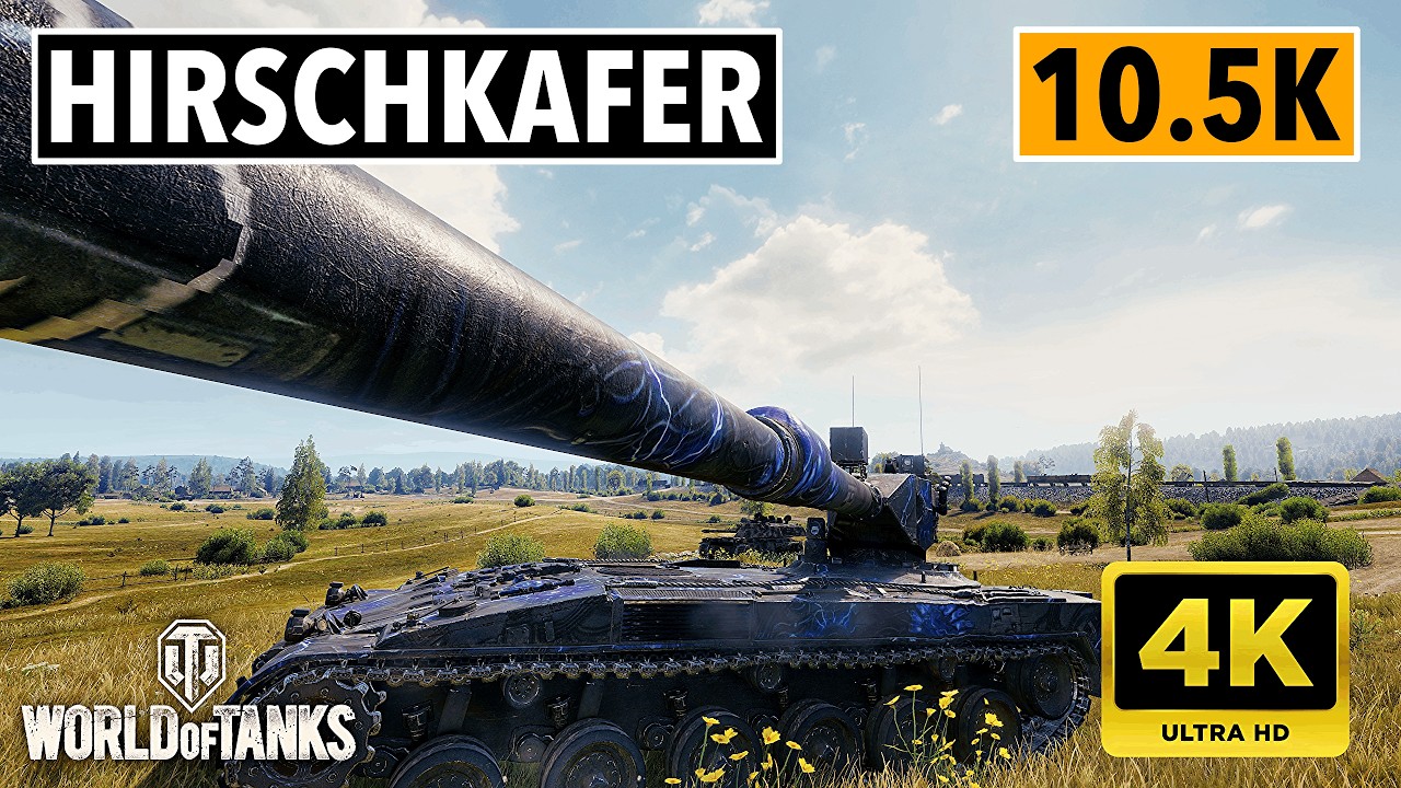 5 Kills + 10,536 DMG Hirschkäfer | Prokhorovka | WoT Replay