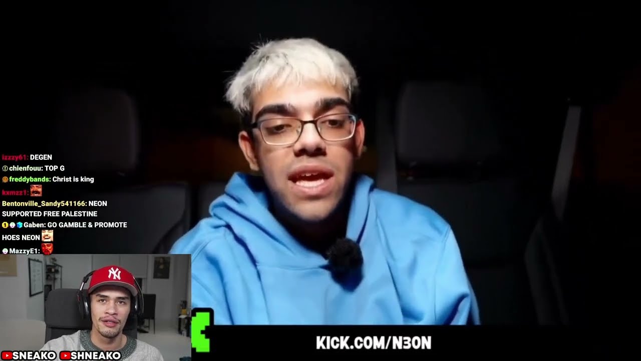 SNEAKO Reacts to N3on calling him out for milking the Iran War
