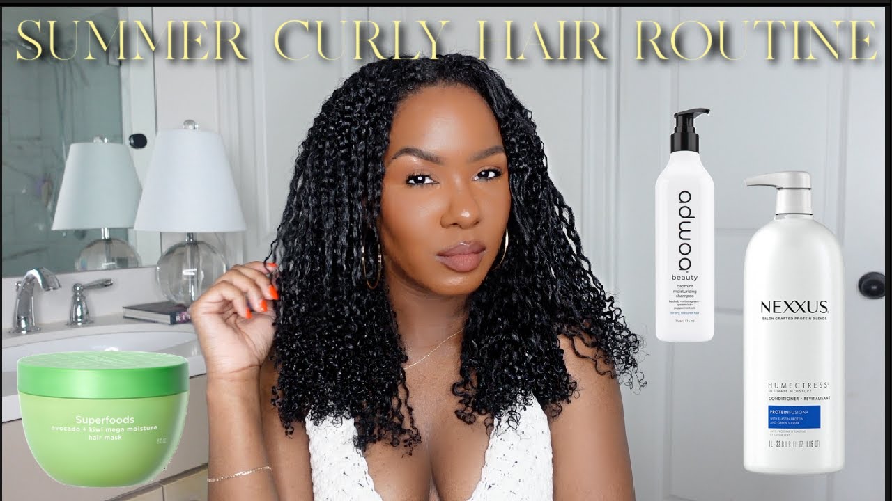 Summer Curly Hair Routine 2023