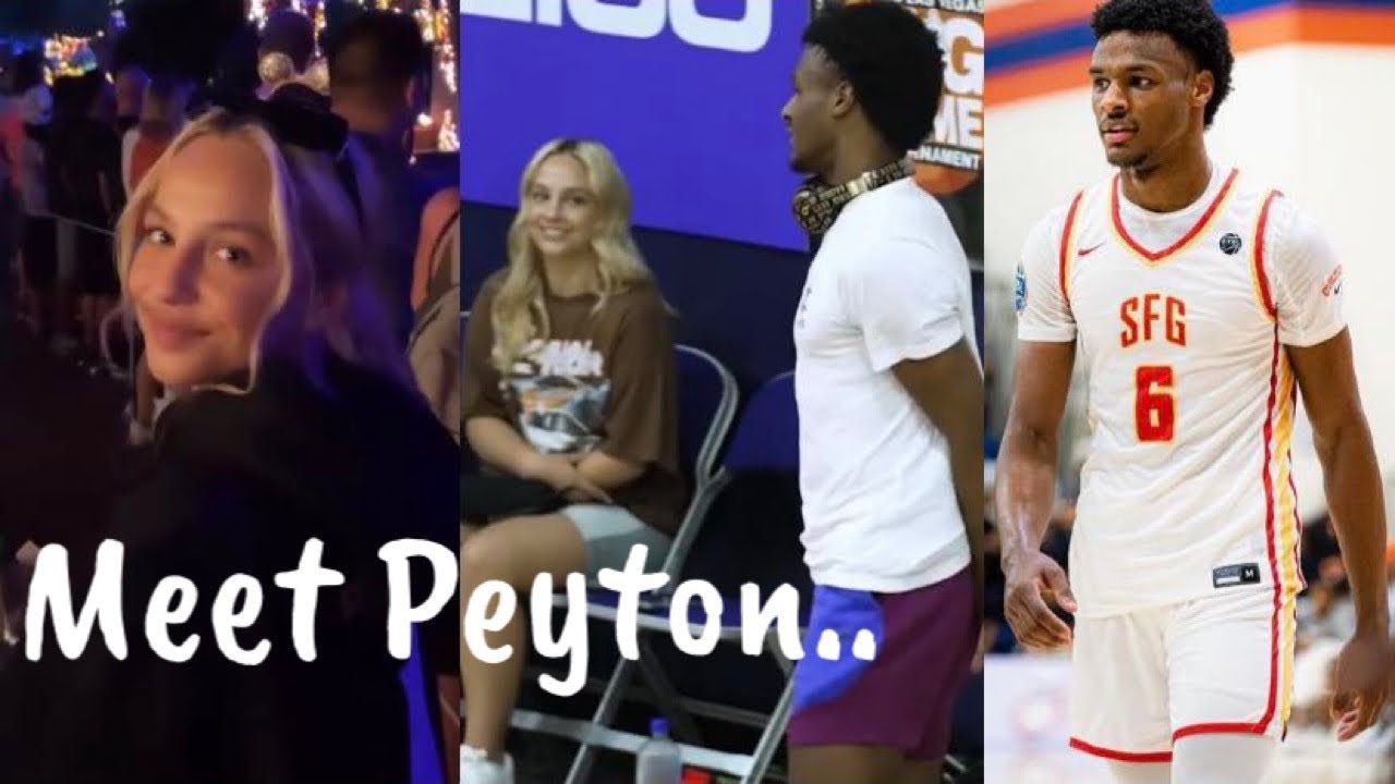 Meet Bronny James Girlfriend Peyton..