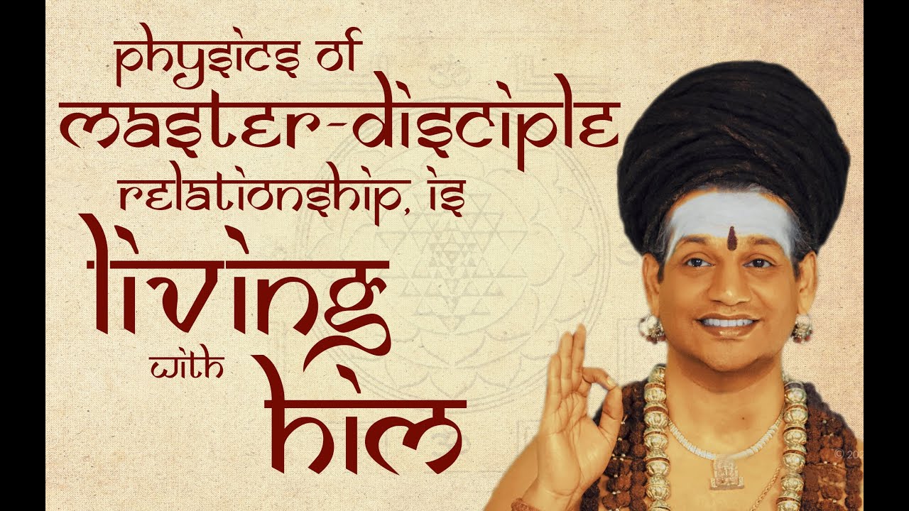 Physics of Master-Disciple Relationship Is Living With Him || 12 May 2018