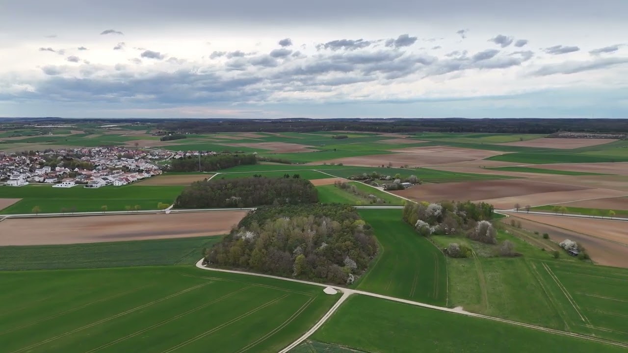 K&ouml;sching from above - Bavarian landscape