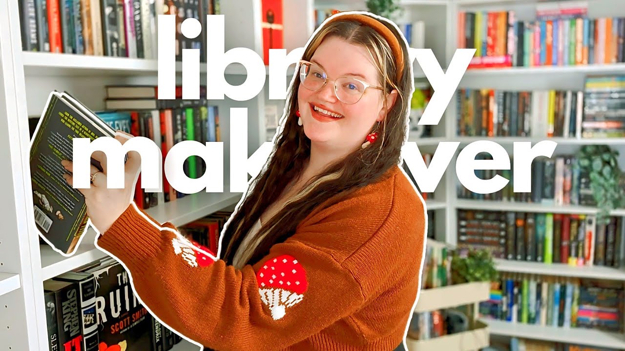 my complete library makeover! 💅🏼📚