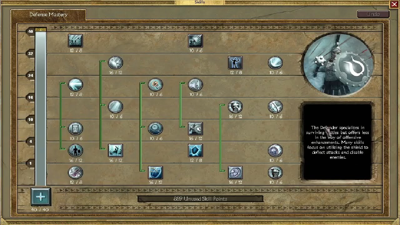 Titan Quest - Defense Mastery - All Skills maxed out