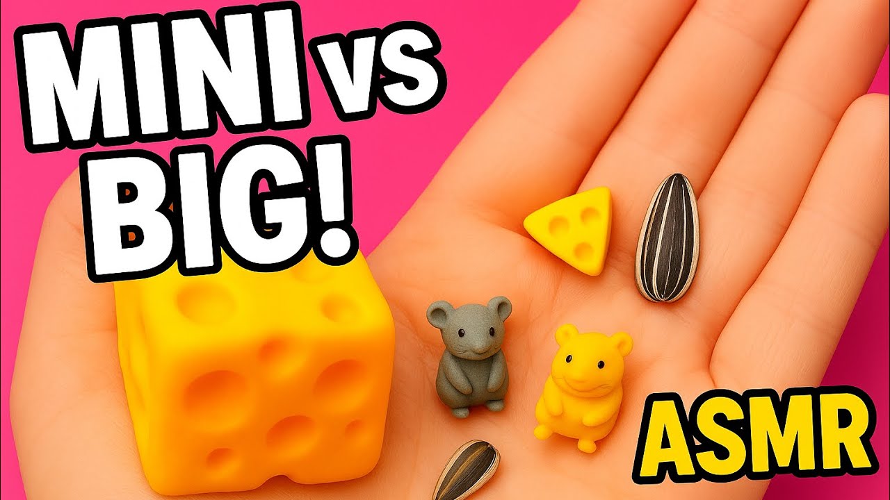MINI vs REAL! 🧀🌻 Tiny Mice Stole Everything! 😱 ASMR