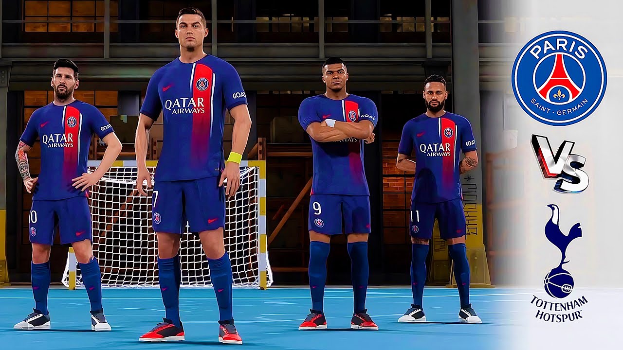 RONALDO, MESSI, MBAPPE, NEYMAR, RICHARLISON, MADDISON ALL STARS | PSG vs TOTTENHAM  I FIFA VOLTA PS5