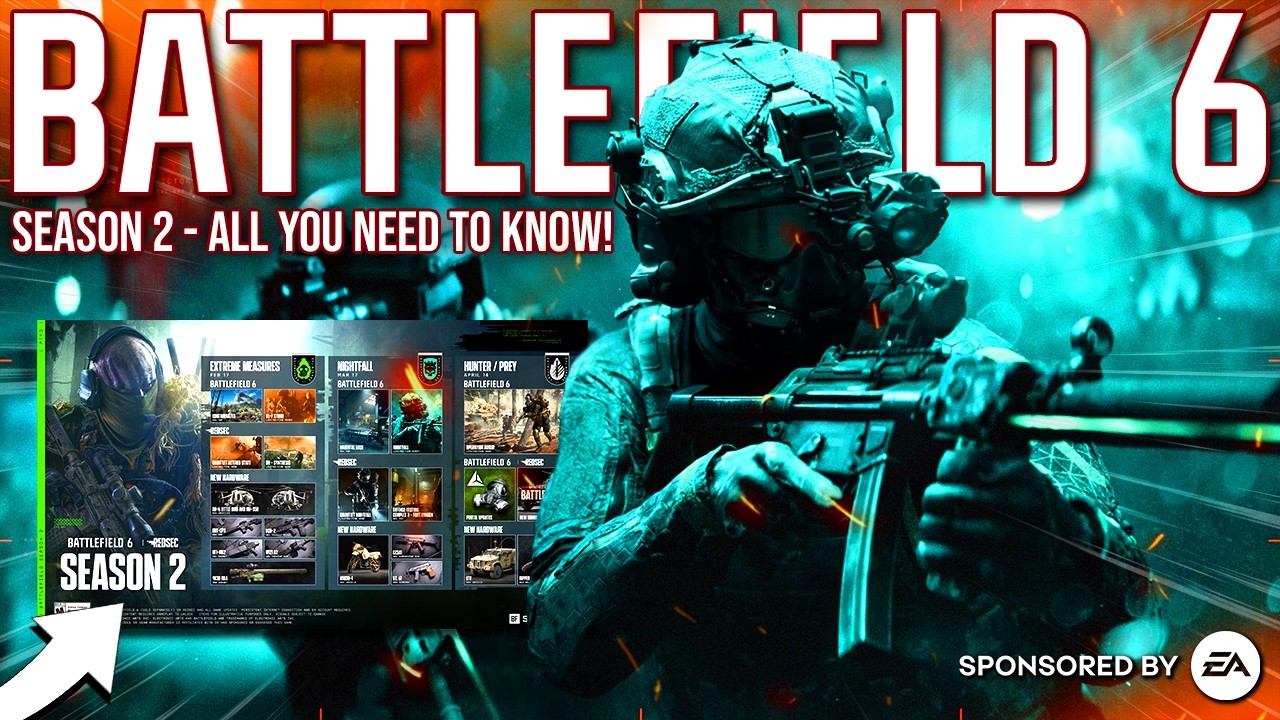 Новая дорожная карта 2-го сезона Battlefield 6! | Оружие, транспорт, гаджеты и многое другое!