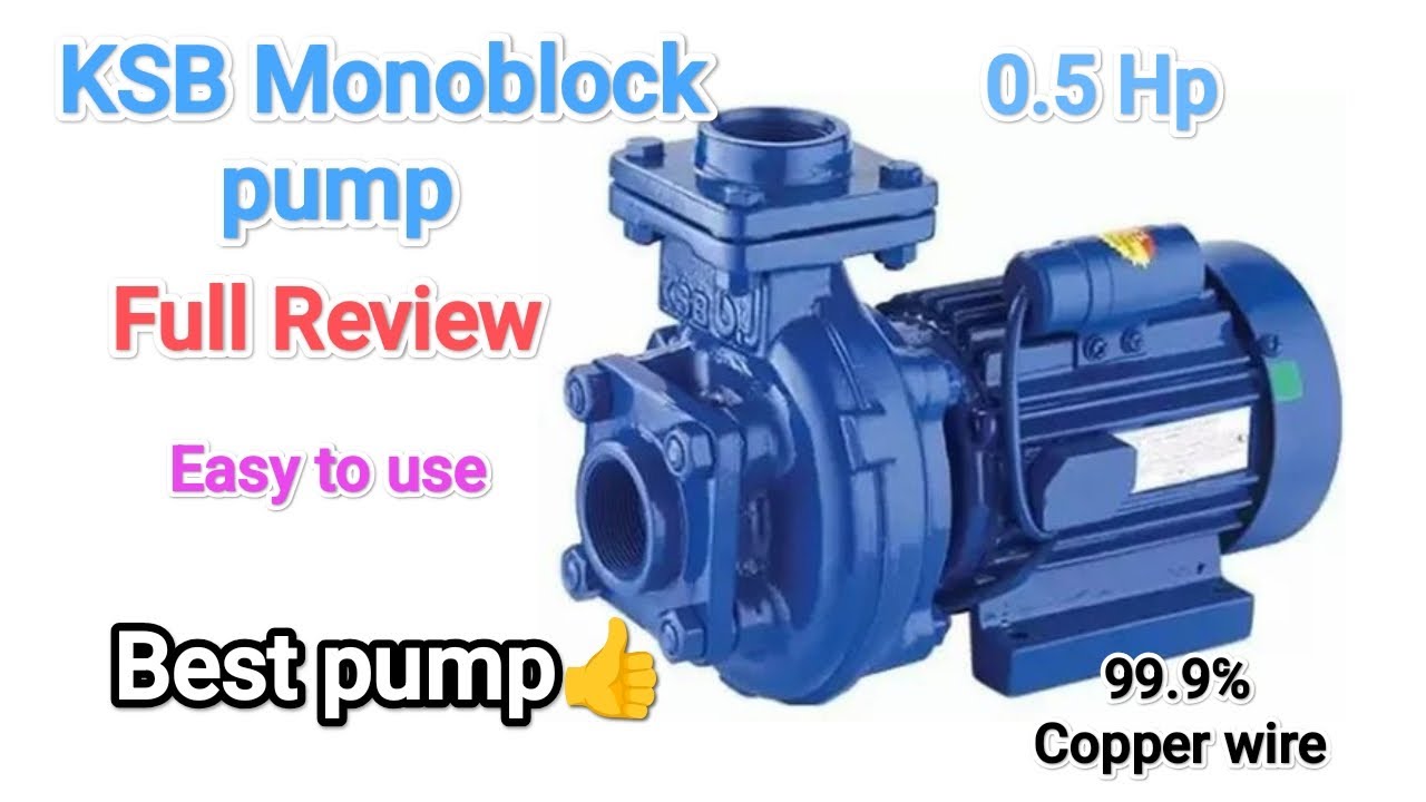 KSB monoblock water pump👈