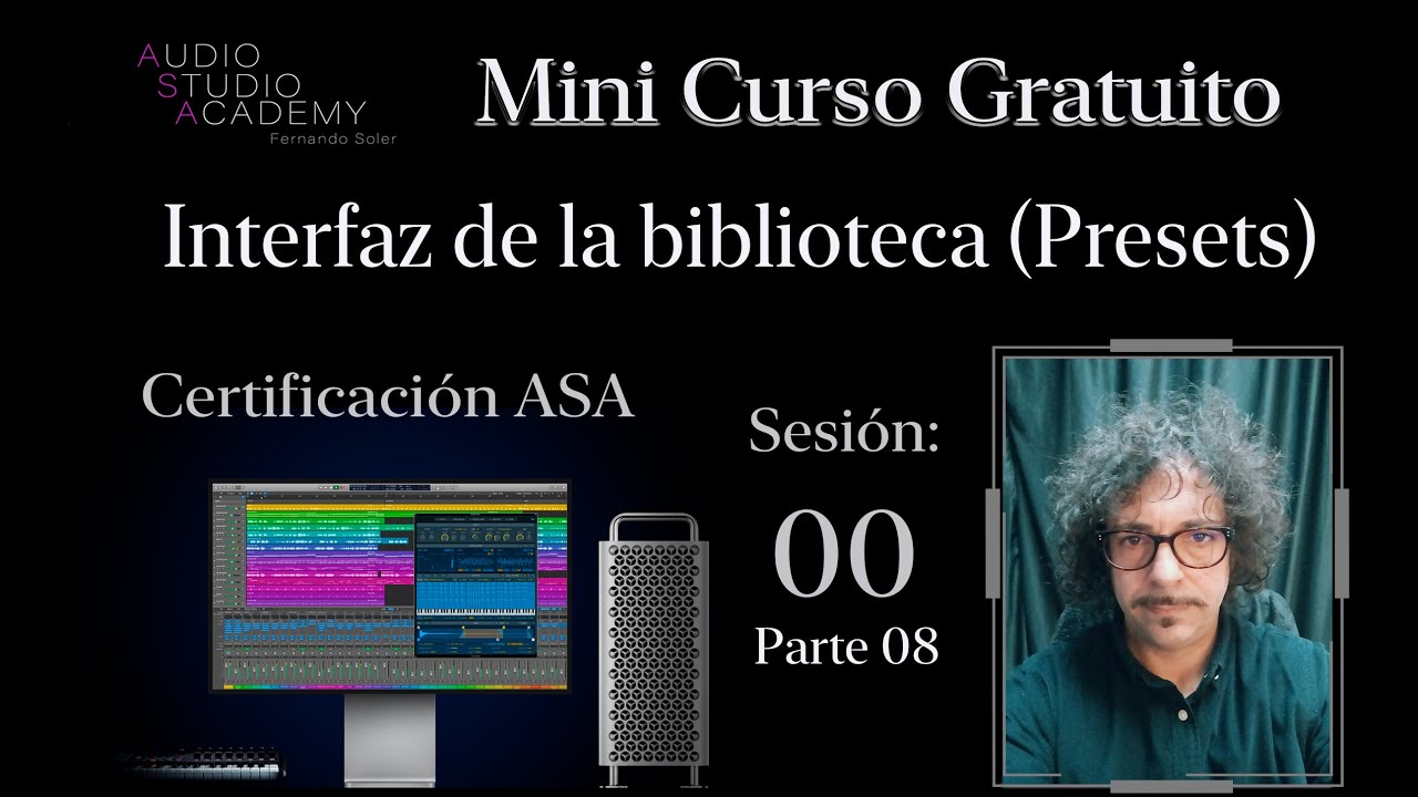 Sesión 00.08 Mini curso gratis de Logic Pro X. (Interfaz de la biblioteca)