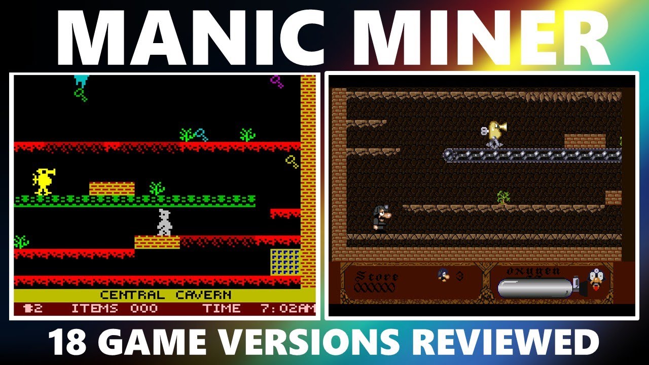 MANIC MINER - ОБЗОР 18 ВЕРСИЙ ИГРЫ