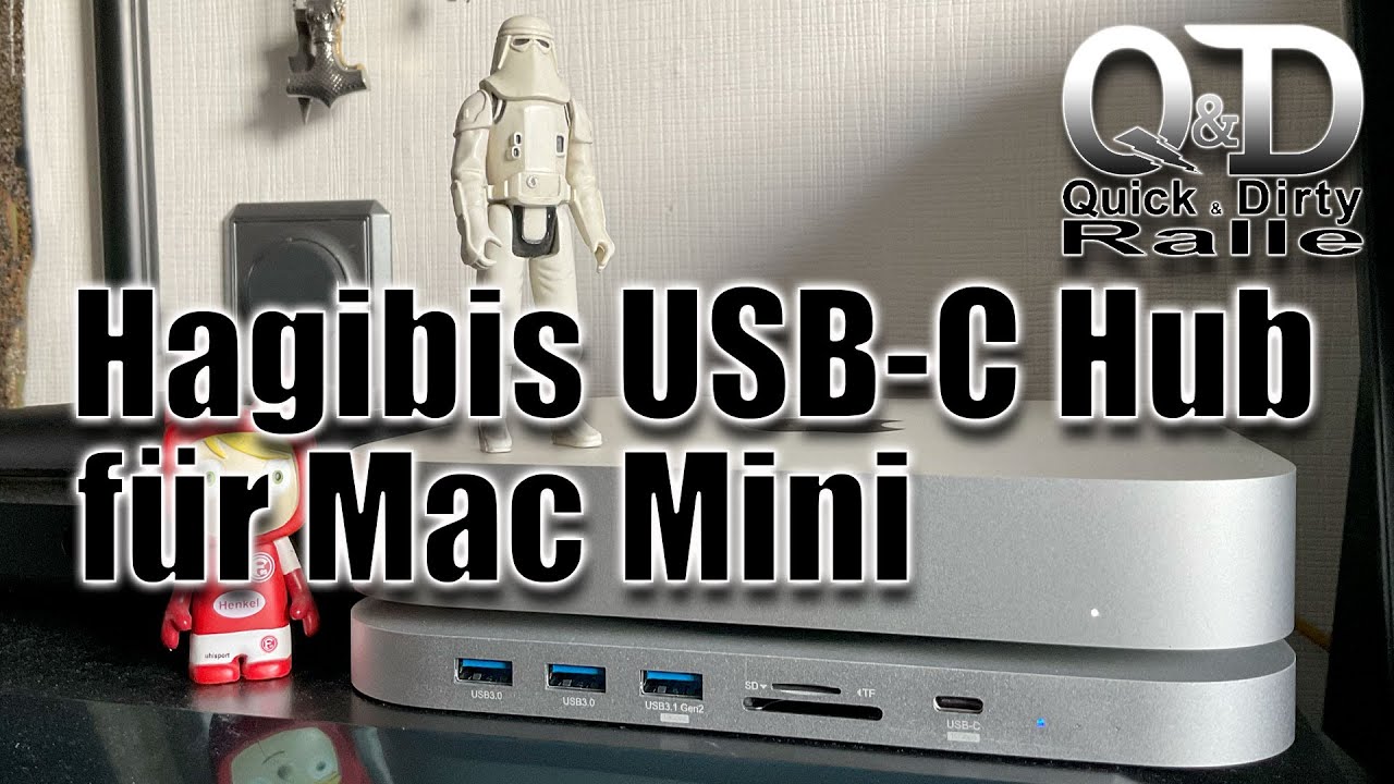 Q&D Hagibis USB-Hub für Apple Mac Mini M1 & M2