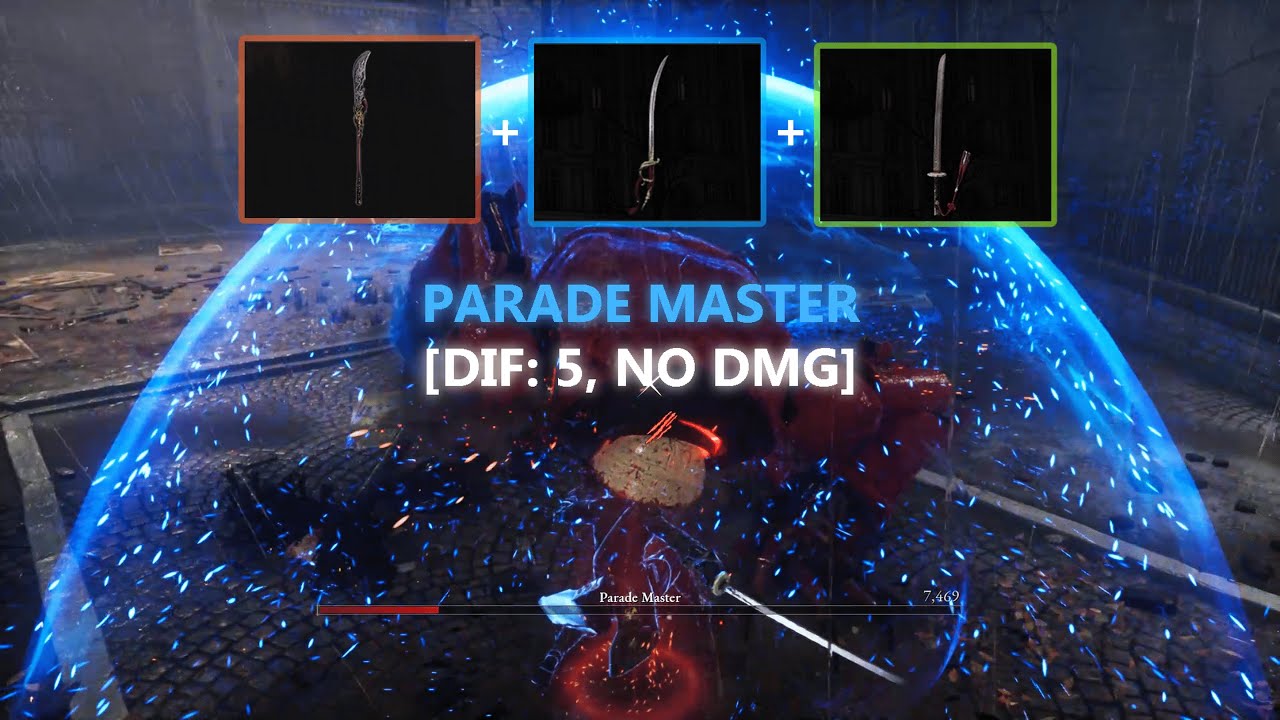 Lies of P - Parade Master after DLC ft Azure Dragon Glaive, TDS & Monad Sword