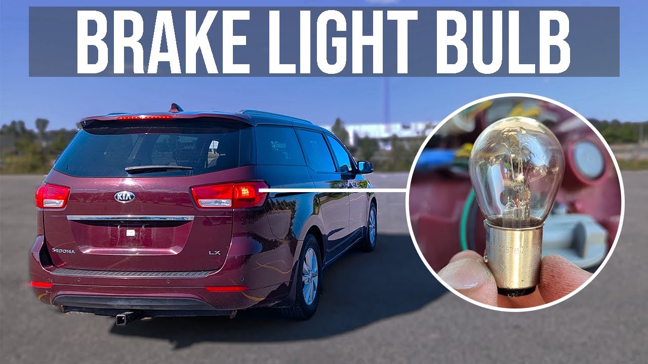 How to Replace Brake Light Bulb - Kia Sedona (2015-2021)