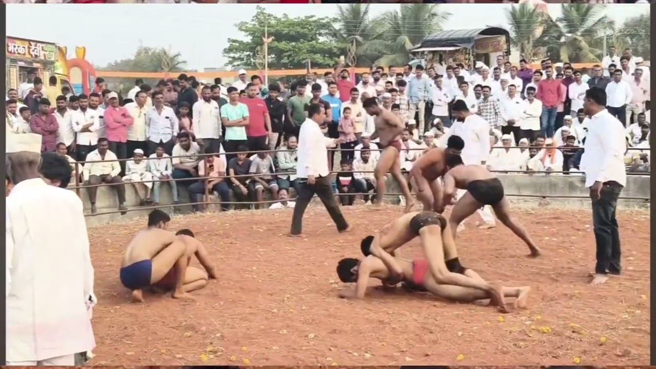 पै. कृष्णा वायभासे vs पै.ओंकार फ़ंड ढाक डावावर चितपट कुस्ती लिपणगाव ता श्रीगोंदा,अहिल्यानगर