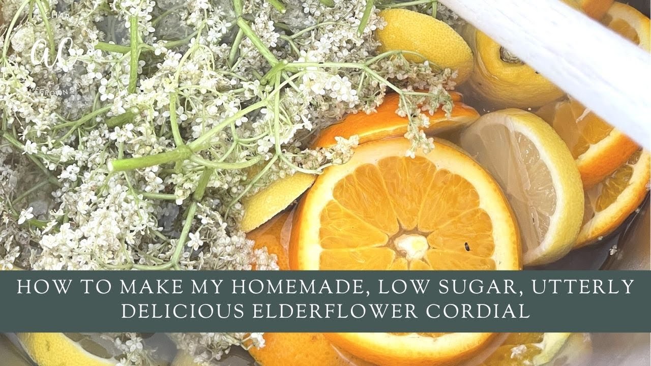 Ask Charlie - How to make my homemade, low sugar, utterly delicious elderflower cordial...