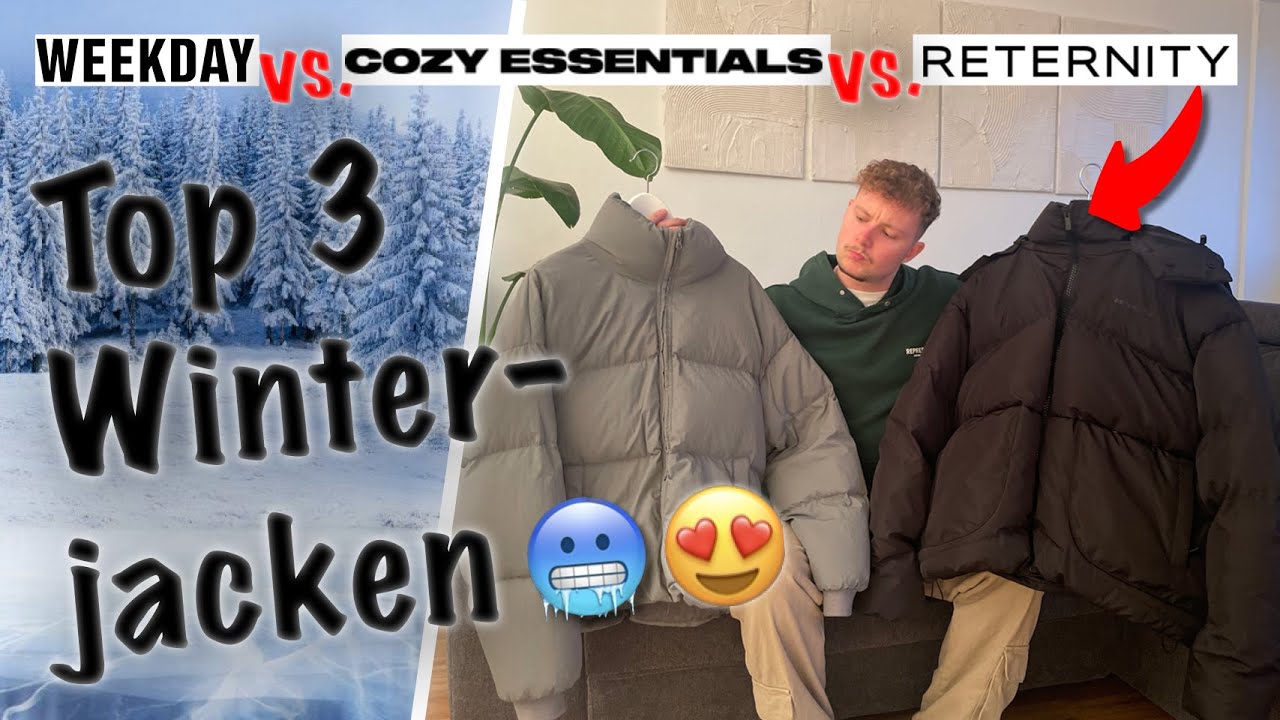 Top 3 Winterjacken 🥶😍 (Reternity, Cozy Essentials, Weekday) | Nick Koerner