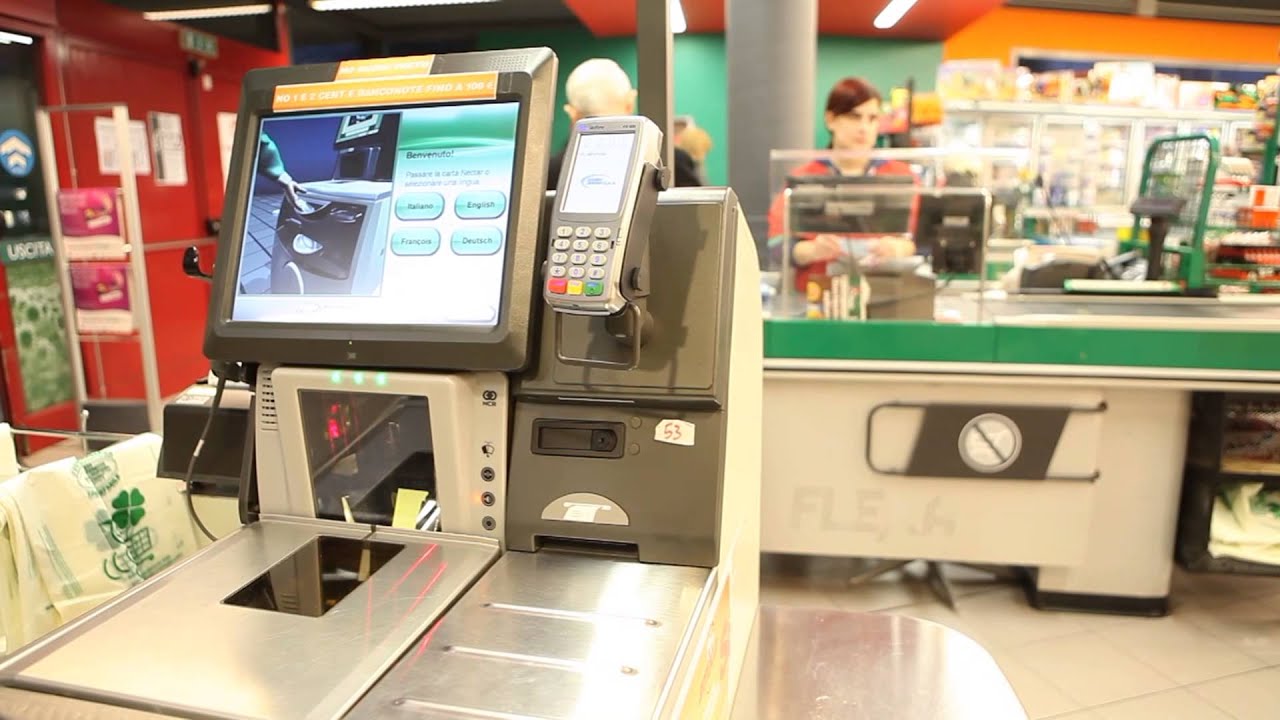 CASSE SELF CHECKOUT SUPERMERCATO LODOLA  -  GAMBA BRUNO SPA