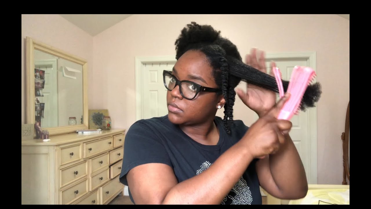 Wash Day Routine Type 4 Natural Hair (no shampoo)