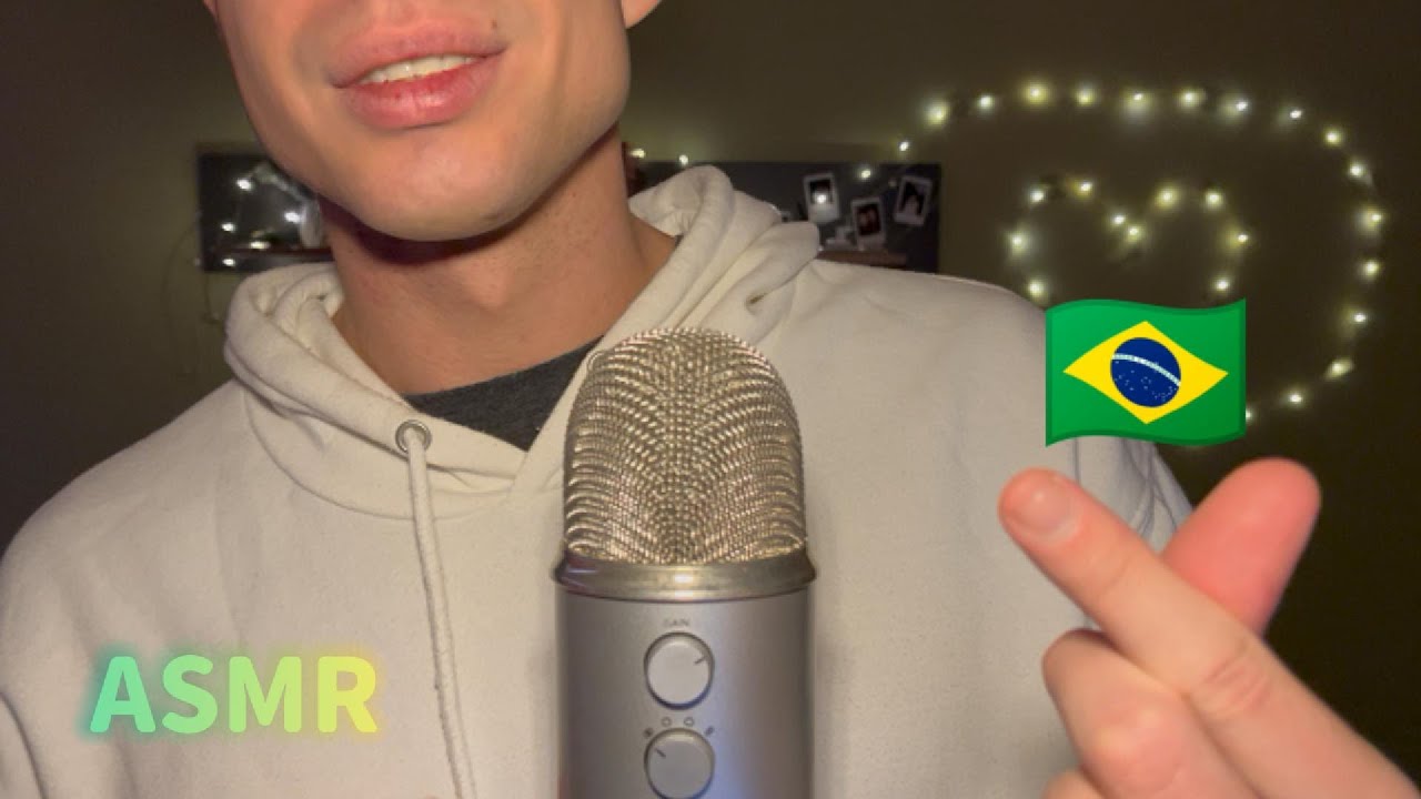 ASMR 🇧🇷 Trying to Speak Portuguese (whispering & mouth sounds)