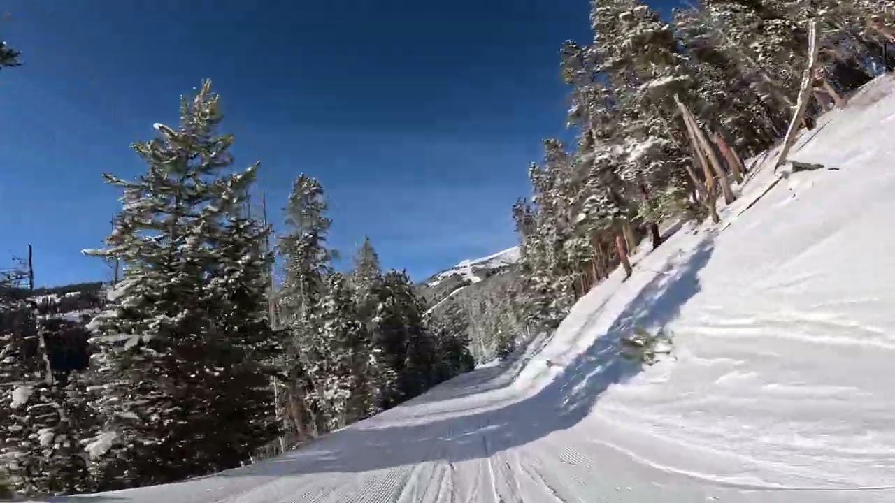 Breckenridge Skiing '23 - Peak 8 to Peak 9 - 4oclock 🟦-}🟢  to Sawmill 🟢