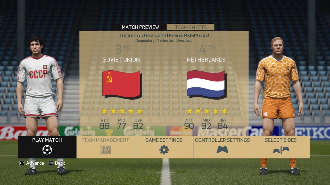 FINAL EURO 1988 • SOVIET UNION vs NETHERLANDS • FIFA 16 PC • CLASSIC PATCH