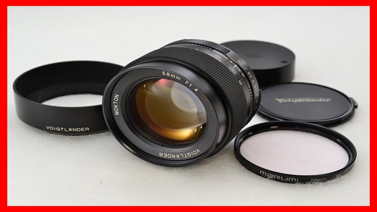 Recommend film camera collection Voigtlander Nokton 58mm f/1.4 MF SL II N Ais For Nikon JAPAN