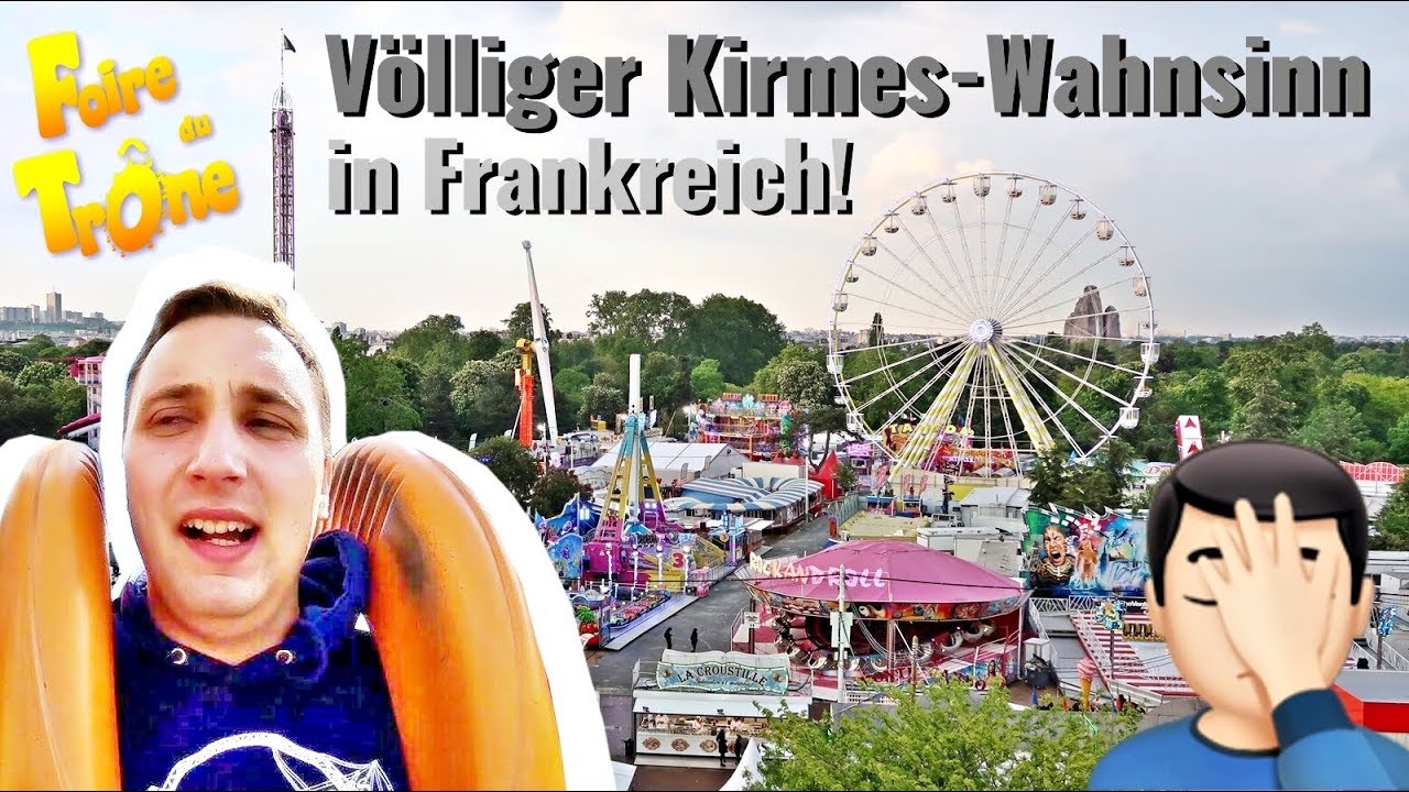 Die größte und verrückteste Kirmes in Frankreich! | Foire du Trône 2019 | Vlog #137