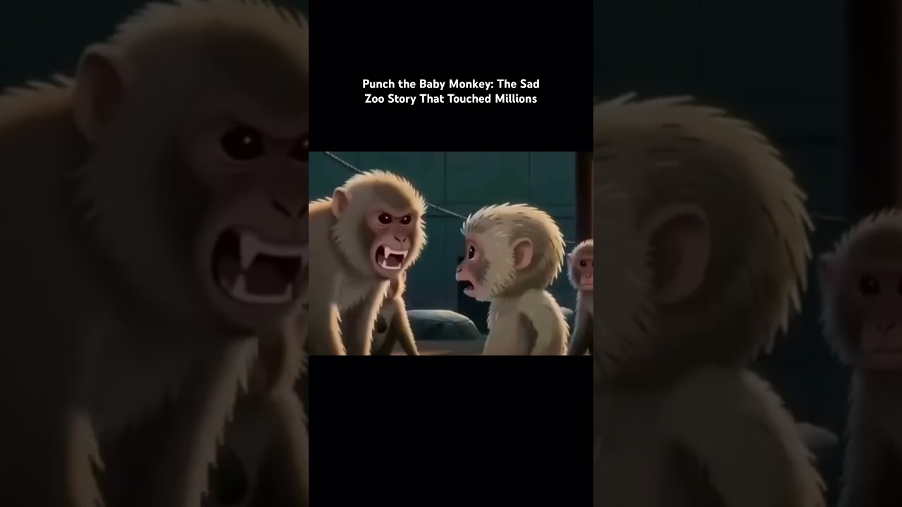 Abandoned Baby Monkey Hugs a Plush Toy Like His Mom #punch #abandonedmonkey #japanesedrama