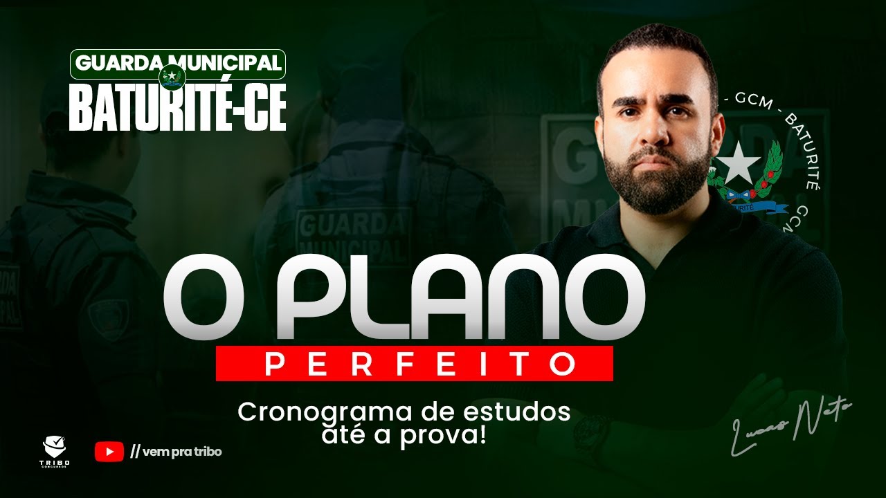 GM BATURITÉ-CE: O plano perfeito - cronograma de estudos até a prova! 📚✍🏻🚀🔑 | Lucas Neto