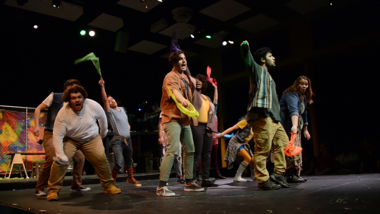 Godspell Rutgers University Andres Moledo singing We Beseech Thee