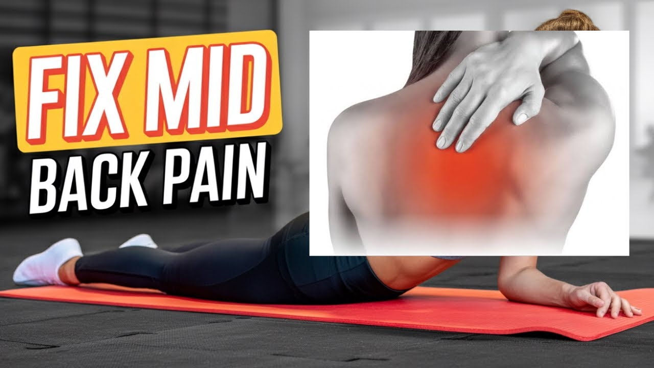 	“Mid Back Pain Relief in 10 Minutes | Best Exercises to Loosen Stiff Muscles & Improve Posture”