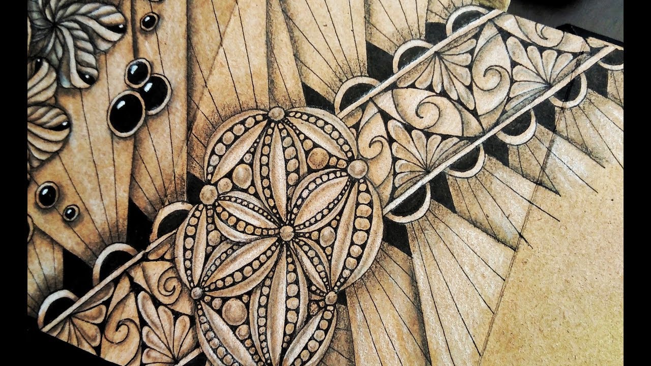 THE ENDLESS CRAFT BOOK PART 3 || ZENTANGLE