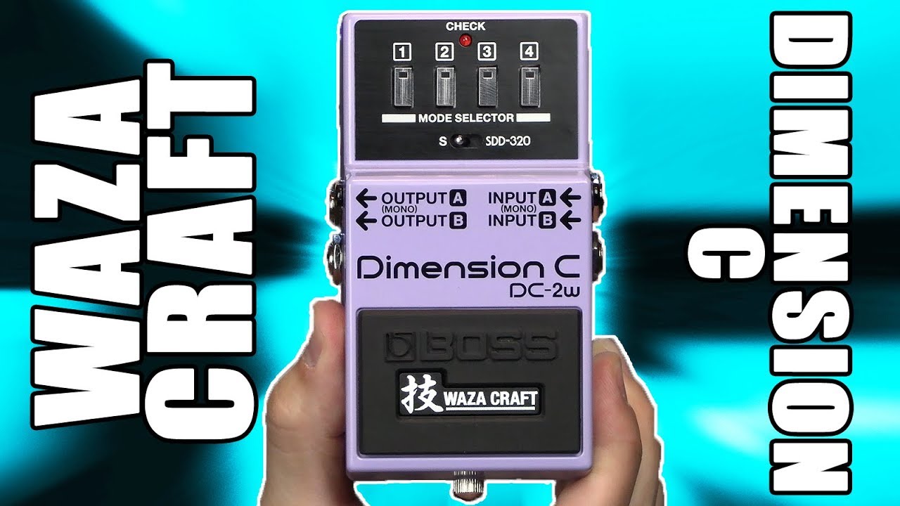 BOSS WAZA CRAFT DIMENSION C DC-2w | Lush Chorus/Modulation | Stompbox Saturday