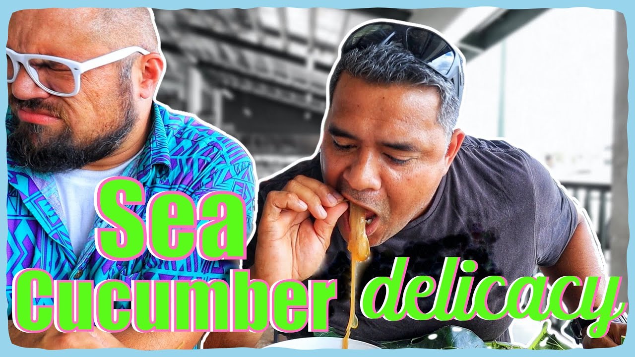 SAMOA’S NASTIEST FOODS! | SEA CUCUMBER GUTS | RAW SNAILS Aliao | SEAFOOD DELICACIES | SAMOAN MARKET
