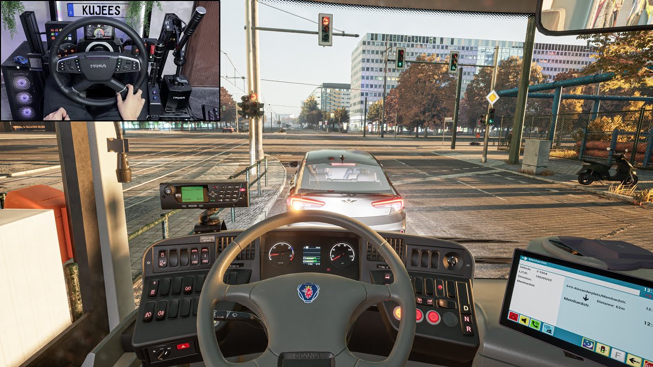 Realistic Driving Scania Bus - The Bus | Truck Steering Wheel