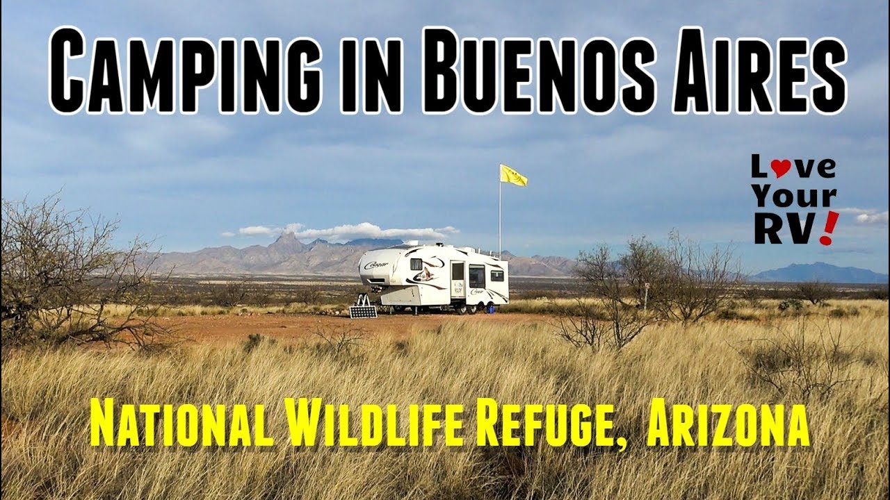 Camping in the Buenos Aires National Wildlife Refuge, Arizona