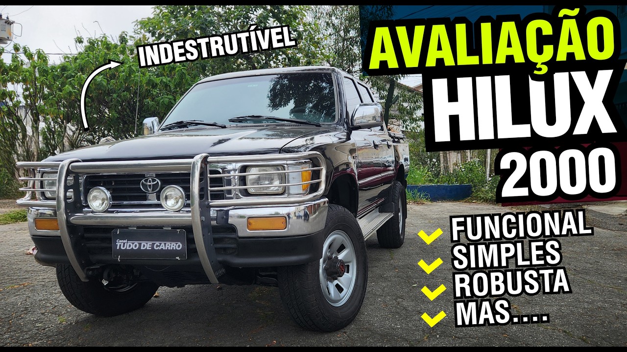 Avaliação Toyota Hilux SR5 - 2000 - Indestrutível, uma das picapes mais brutas já feita
