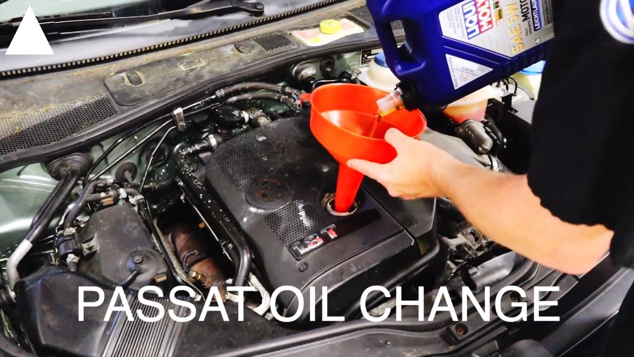 Руководство по замене масла в Volkswagen Passat 2004 года выпуска VW B5 B5.5 1.8 турбо
