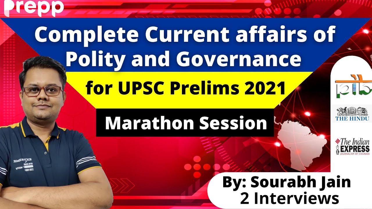 Indian Polity | Complete current affairs for UPSC Prelims 2021