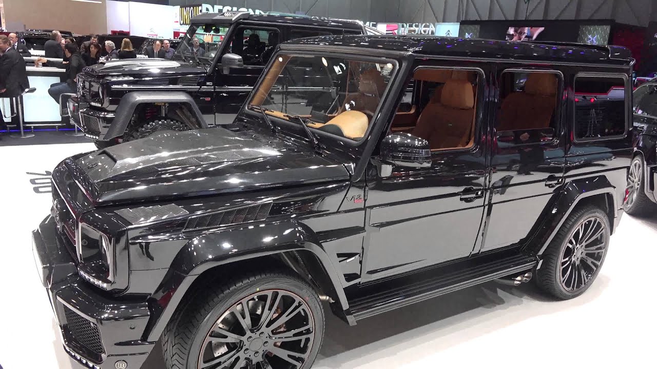 [4k] Brabus G800 Geländewagen 800 HP in Geneva 2015 Mercedes G63 AMG or G65 AMG based