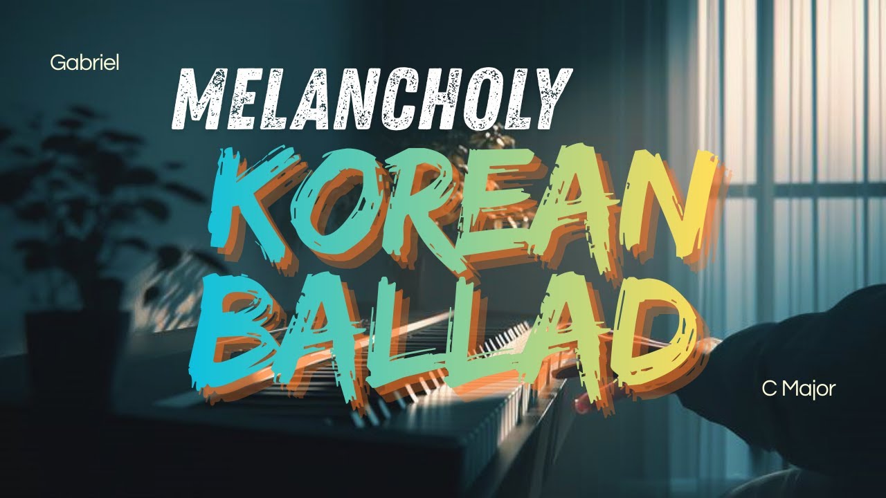 Melancholy Korean Ballad (C Major Backing)