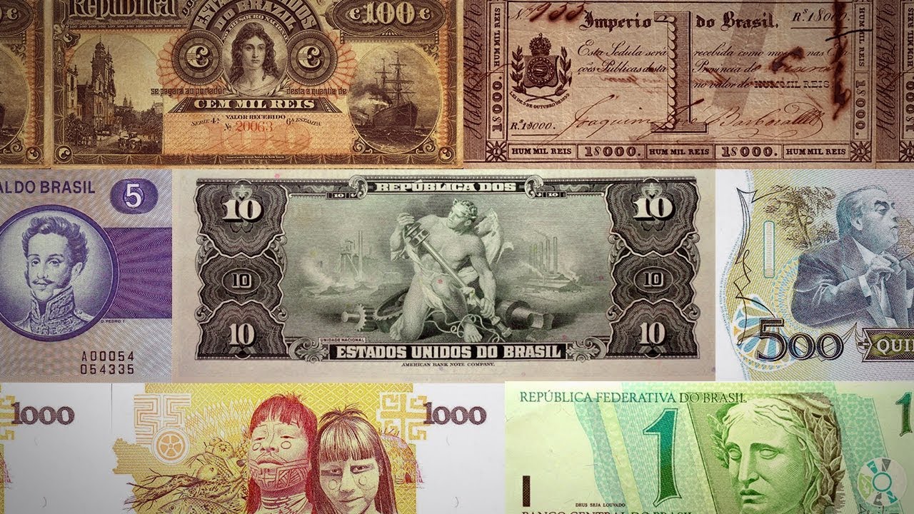 Cedulas do Brasil 1833 á 2017