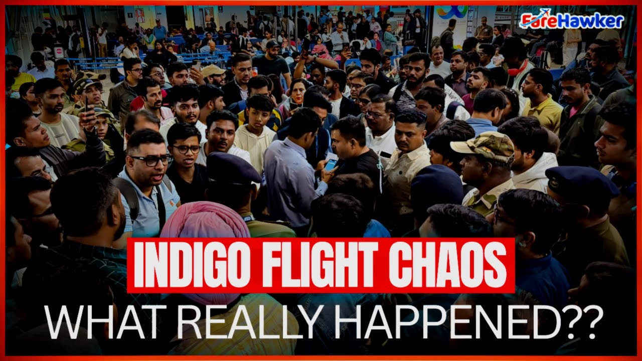 IndiGo Flight Crisis Explained: Delays, Cancellations & Operational Breakdown  #indigoflight.
