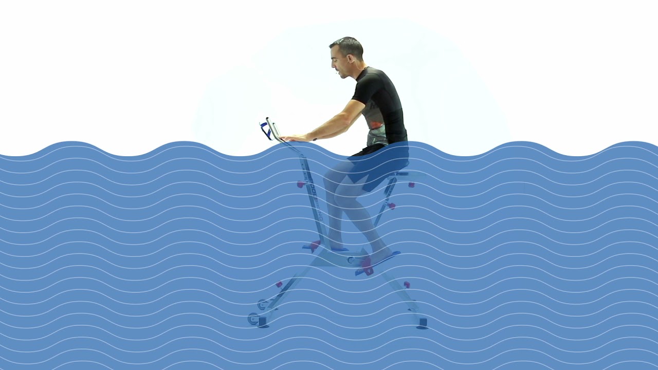 Réglages d'un velo aquabike Poolbiking