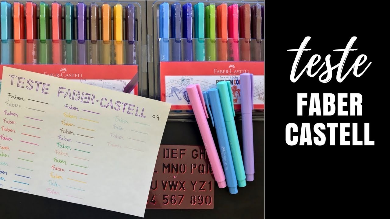 CANETAS FABER CASTELL 0.4 TESTE